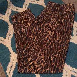 Mesh gym leggings size L